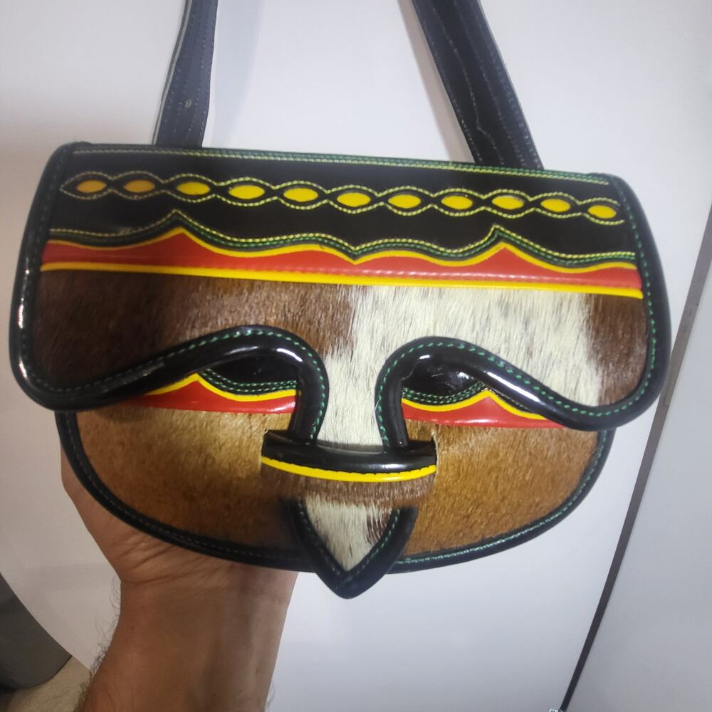 Colombian Leather, cowhide, FannyPack, Unisex, adjustable belt holes